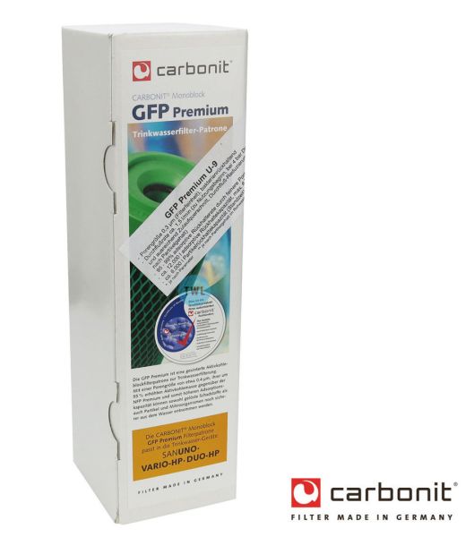 GFP Premium U9 0,3µm Wasserfilter Carbonit