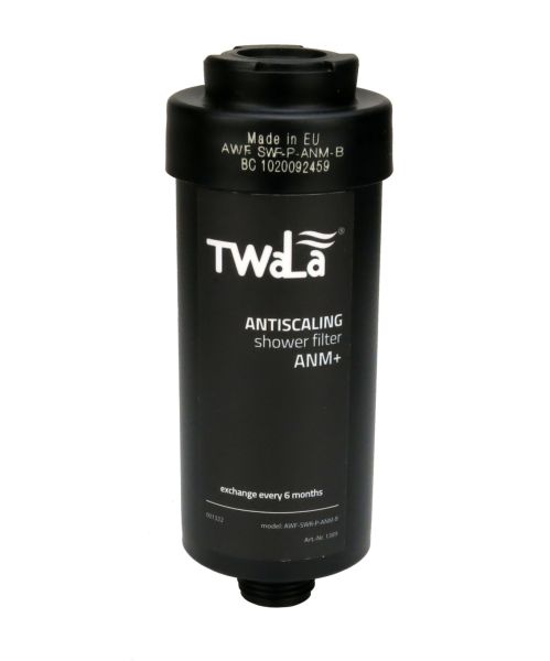 TWaLa Duschfilter Schwarz AWF-SWR-P-ANM-B ANTISCALING shower filter