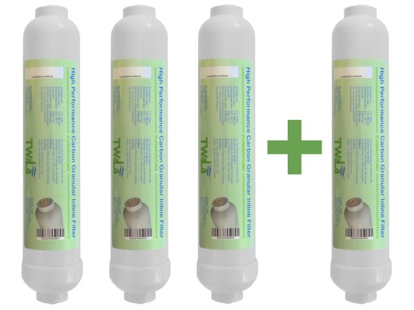 Aktivkohlegranulat Filter für Umkehrosmose und auch Side-by-Side Kühlschränke