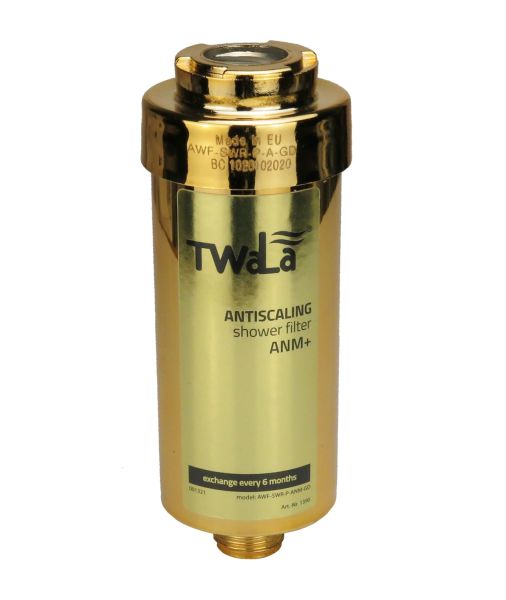 TWaLa Duschfilter Gold AWF-SWR-P-ANM-GD ANTISCALING shower filter